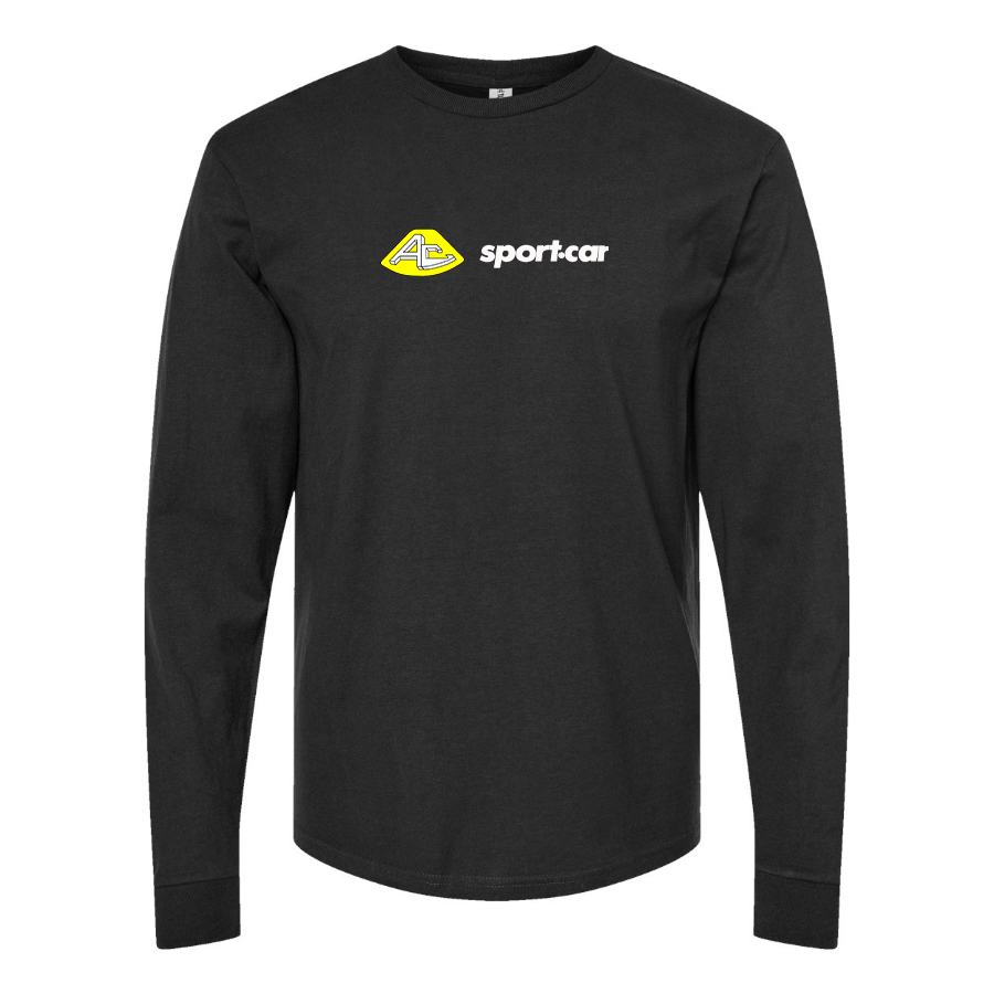 Men's AC Sport Car  Logo Cotton Long Sleeve T-Shirt