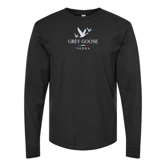 Youth Grey Goose Logo Cotton Long Sleeve T-Shirt