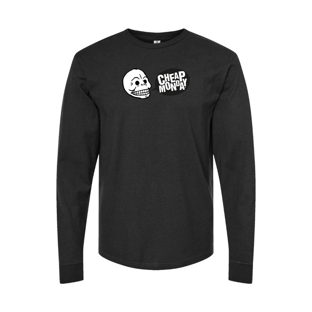 Men's Cheap Monday Logo Long Sleeve T-Shirt