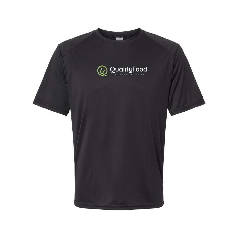 Men's Quality Food Logo Polyester T-Shirt
