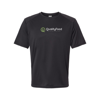 Men's Quality Food Logo Polyester T-Shirt