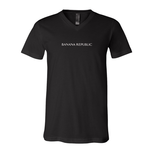 Banana Republic BELLA  CANVAS - Jersey V-Neck T-Shirt