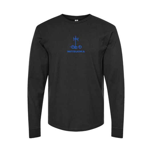 Youth Mitsuoka Logo Cotton Long Sleeve T-Shirt
