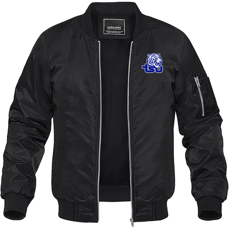 Men's Tennessee State Tigers Lightweight Bomber Jacket - Black