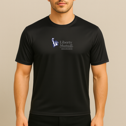 Men's Liberty Mutual Insurance Logo Polyester T-Shirt