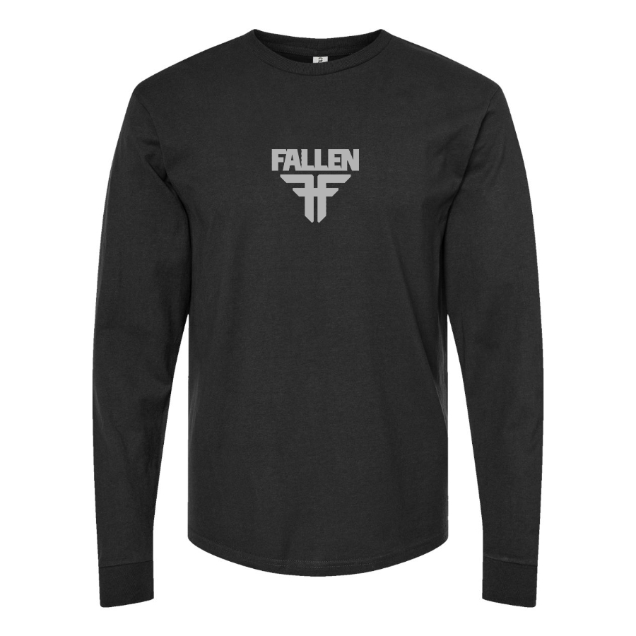 Youth Fallen Logo Cotton Long Sleeve T-Shirt
