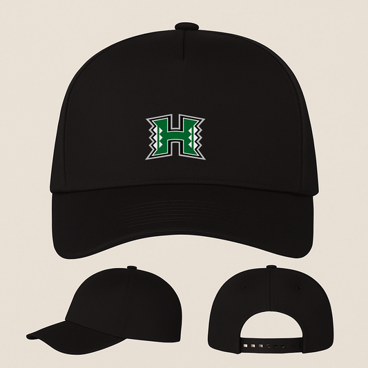 Hawaii Warriors Logo Five Panel Twill Snapback Cap