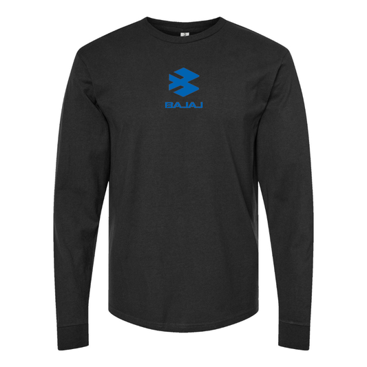 Youth Bajaj Logo Cotton Long Sleeve T-Shirt