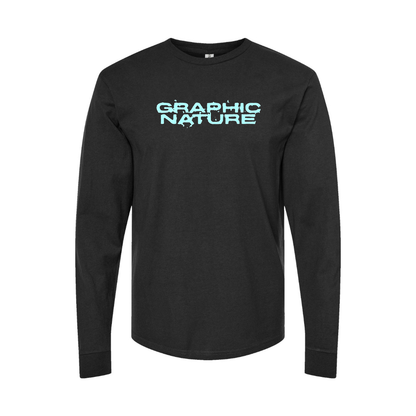 Men's Graphic Nature Logo Long Sleeve T-Shirt