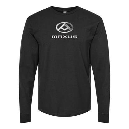Men's Maxus Logo Cotton Long Sleeve T-Shirt