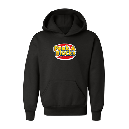 Youth Peek A Blocks Logo Pullover Hoodie