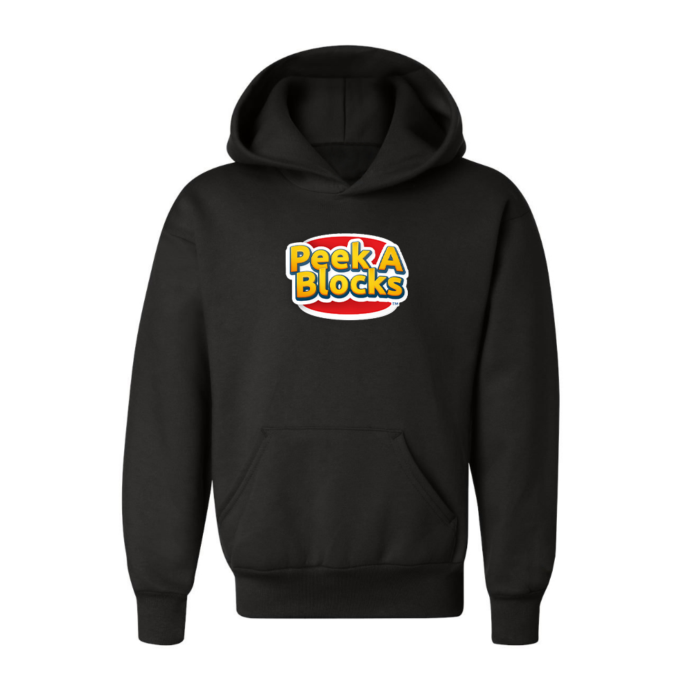 Youth Peek A Blocks Logo Pullover Hoodie