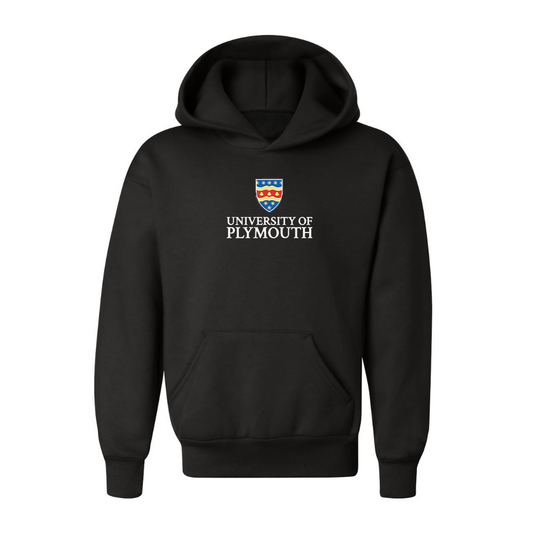 Youth University of Plymouth Logo  Pullover Hoodie