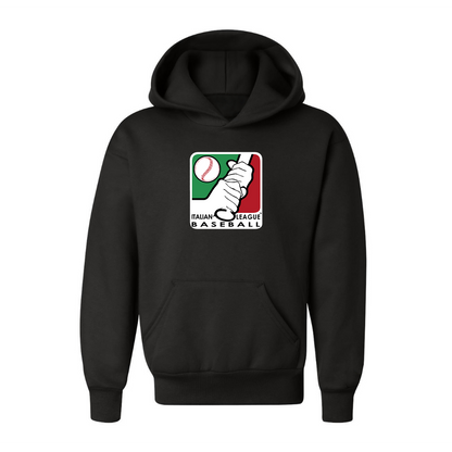 Youth  Italian Baseball League Logo Pullover Hoodie