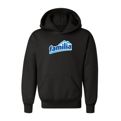 Youth Familia Logo Pullover Hoodie