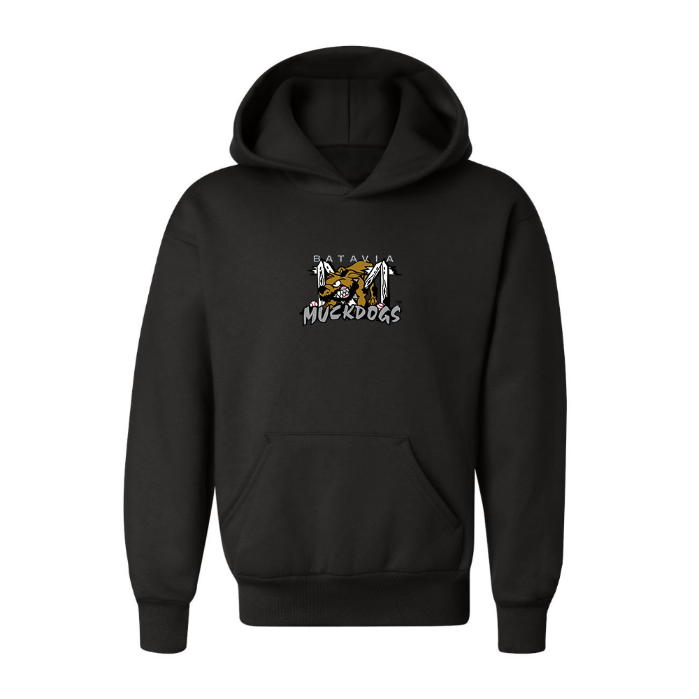 Youth Batavia  Muckdogs Logo Pullover Hoodie