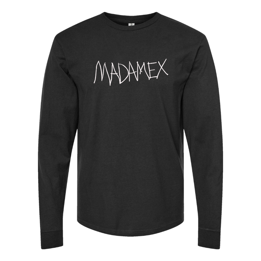 Men's Madonna  Logo Cotton Long Sleeve T-Shirt