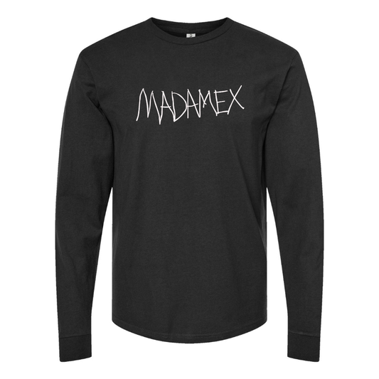 Men's Madonna  Logo Cotton Long Sleeve T-Shirt