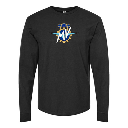 Men's MV Agusta Logo Cotton Long Sleeve T-Shirt
