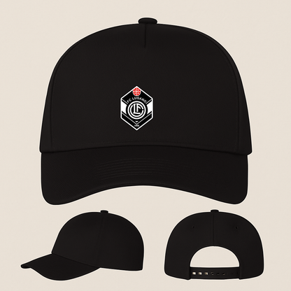 FC Lugano Soccer Logo Five Panel Twill Snapback Cap