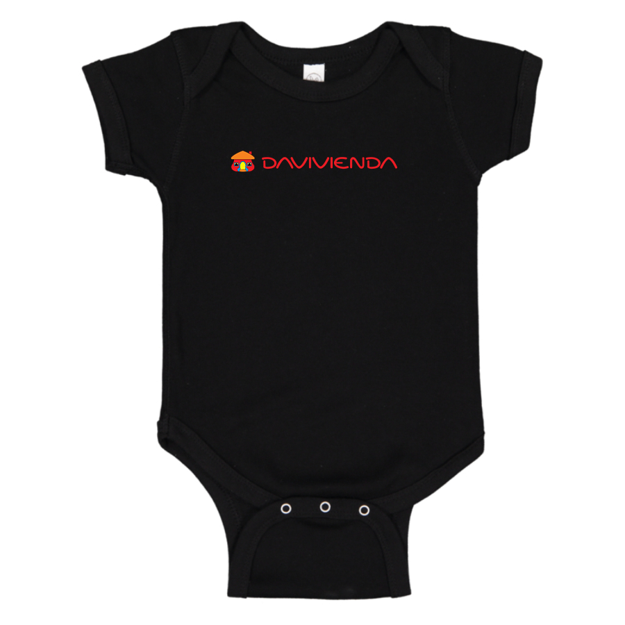 Davivienda Logo Baby Onesie Romper