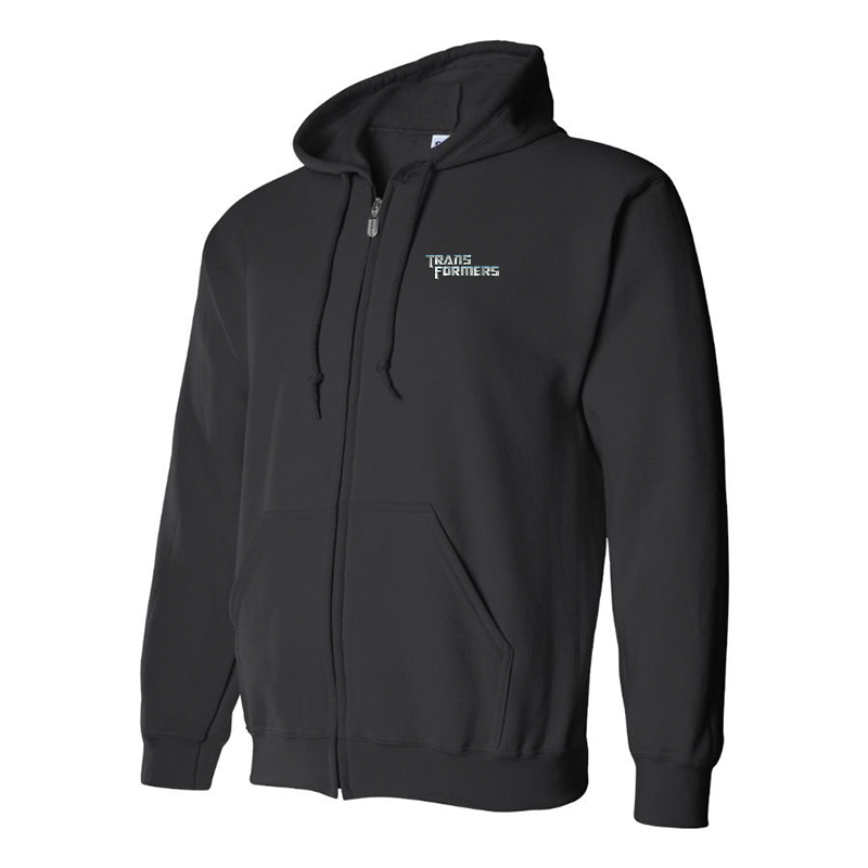 Men's Transformers Logo Zipper Hoodie