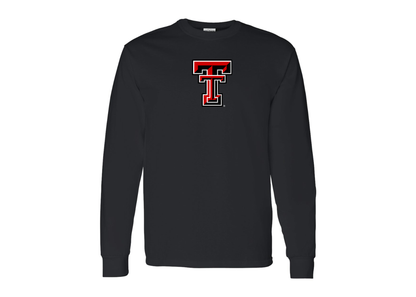 Men's Texas Tech Red Raiders Gildan Heavy Cotton Long Sleeve T-Shirt