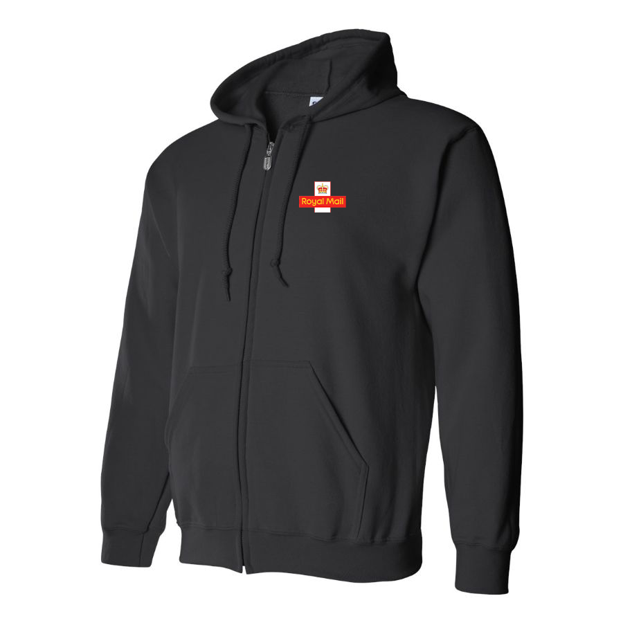 Men's Royal Mail   Logo Zipper Hoodie