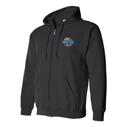 Men's Garden of Life Logo Zipper Hoodie