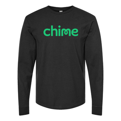 Men's Chime Logo Cotton Long Sleeve T-Shirt