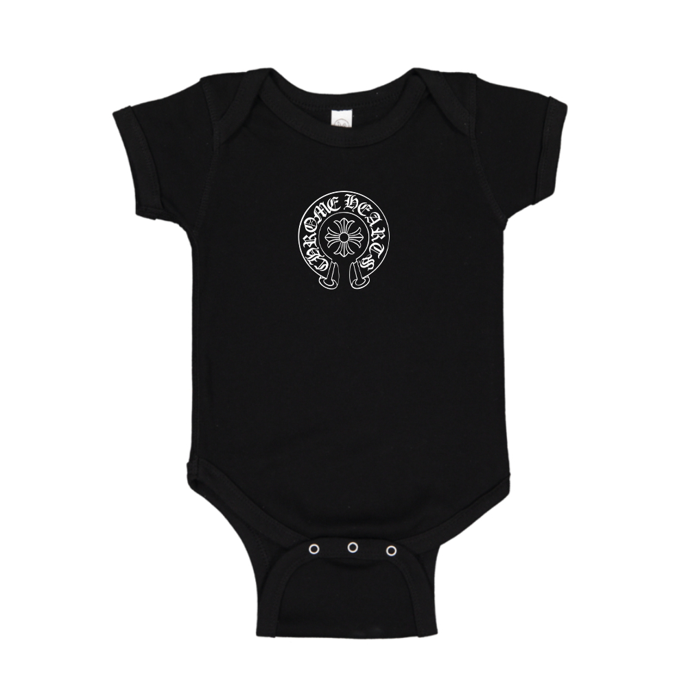 Chrome Hearts Logo Baby Romper Onesie