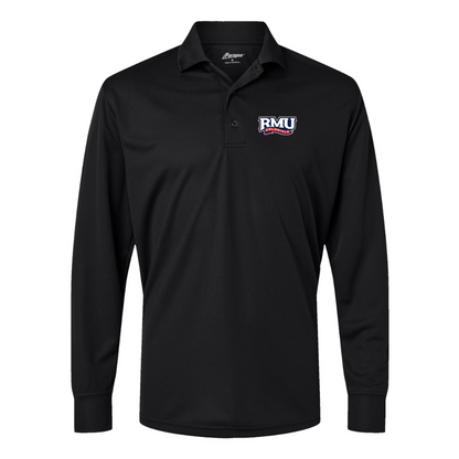 Men's Robert Morris Colonials Logo Paragon Prescott Long Sleeve Polo
