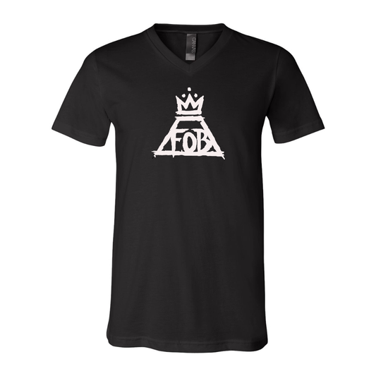 Fall Out Boy BELLA  CANVAS - Jersey V-Neck T-Shirt