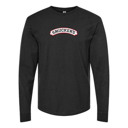 Men's Smucker's Logo Cotton Long Sleeve T-Shirt