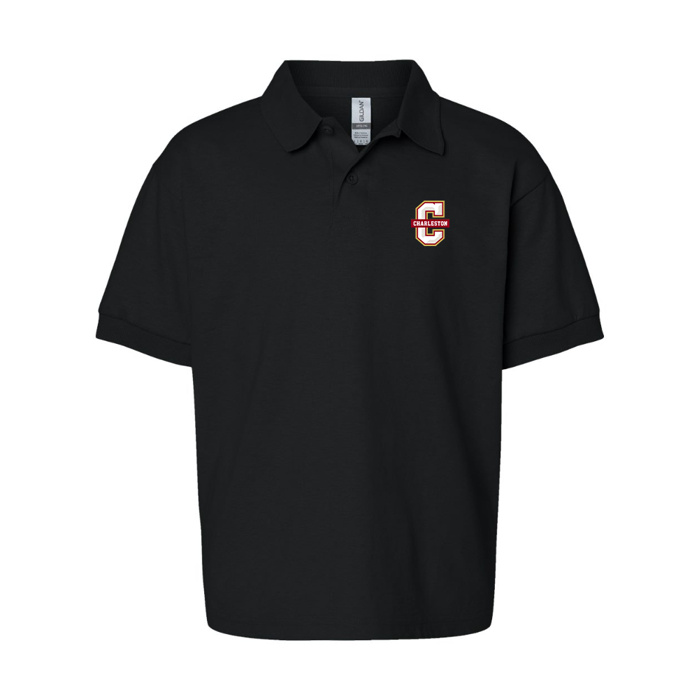 Youth Charleston Cougars Gildan Dry Blend Jersey Polo