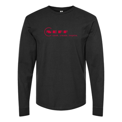 Men's NEFF Logo Cotton Long Sleeve T-Shirt