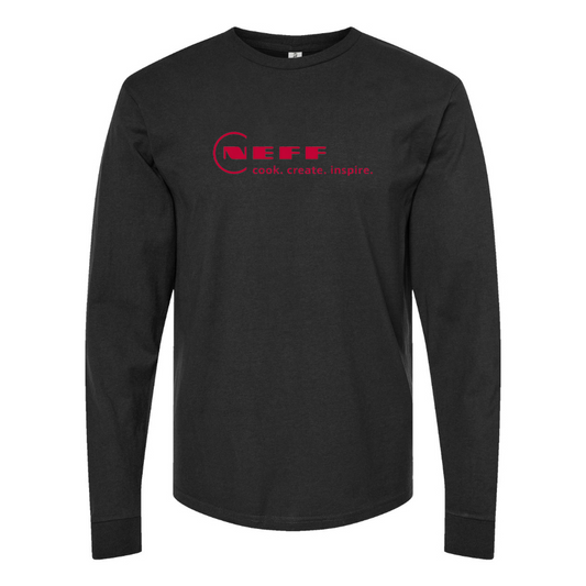Men's NEFF Logo Cotton Long Sleeve T-Shirt