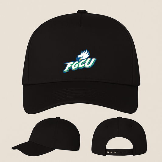 Florida Gulf Coast Eagles Logo Five Panel Twill Snapback Cap