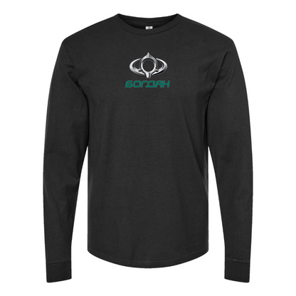 Men's Bogdan Motors Logo Cotton Long Sleeve T-Shirt