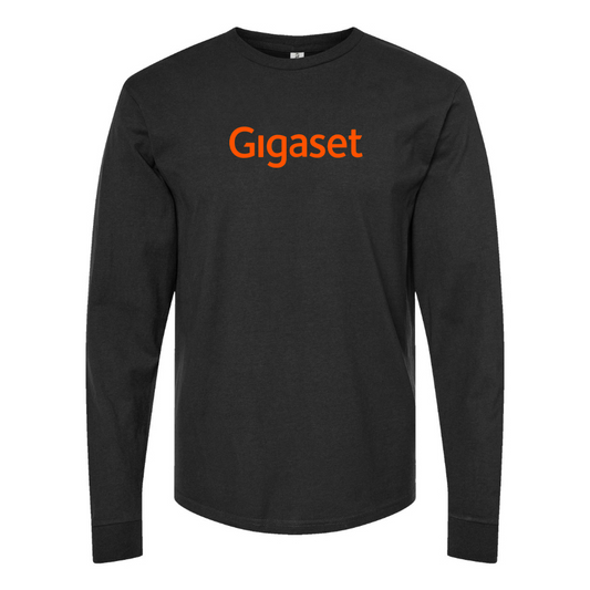 Men's Gigaset Logo Cotton Long Sleeve T-Shirt