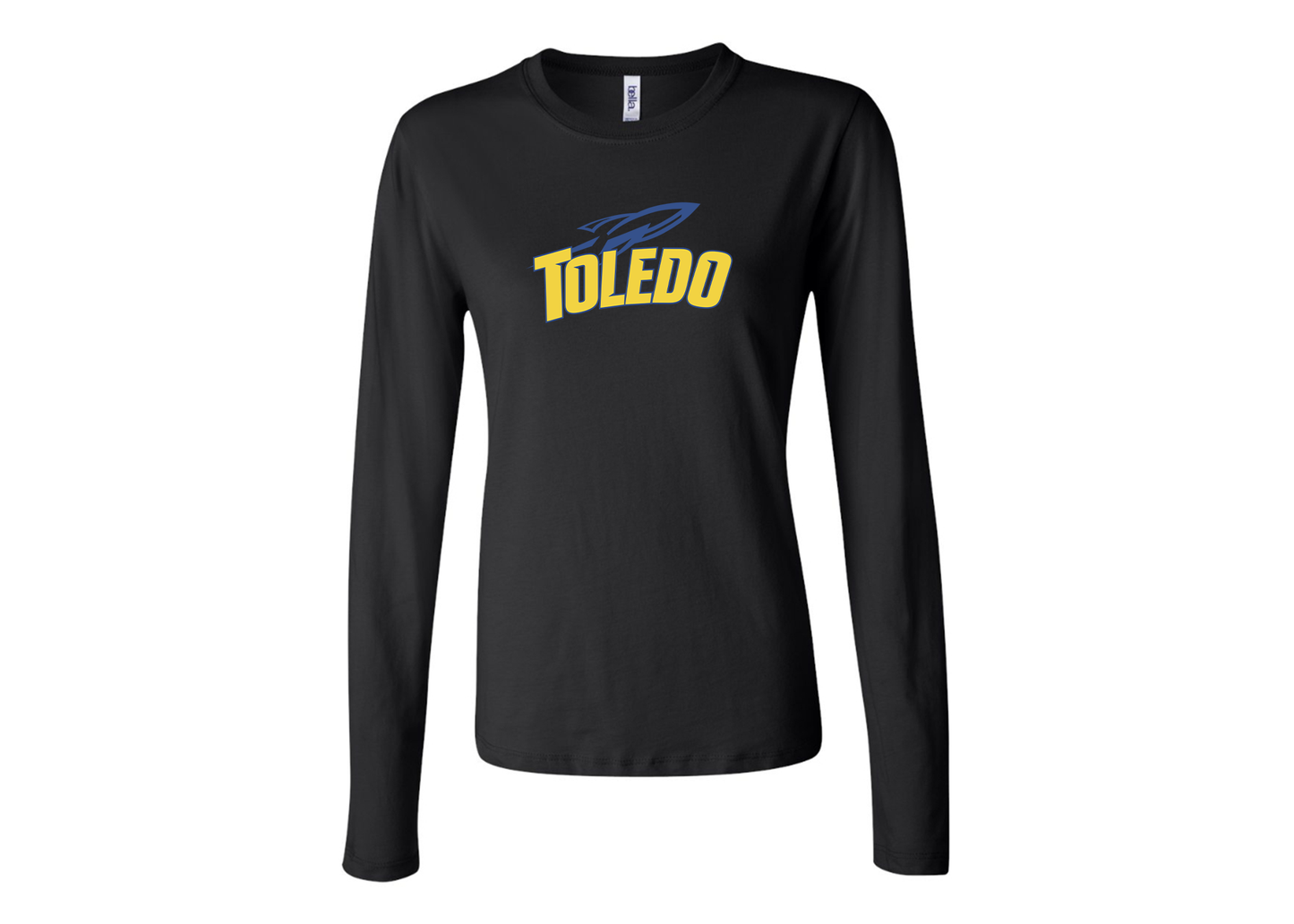 BELLA CANVAS Women’s Toledo Rockets Jersey Long Sleeve Tee