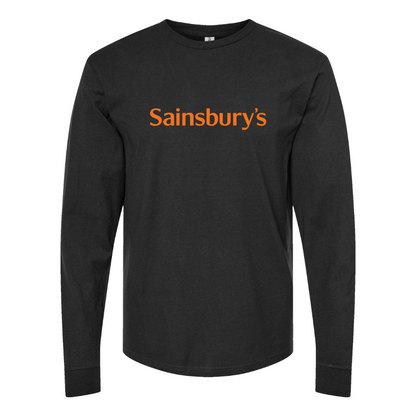 Youth Sainsbury_s Logo Cotton Long Sleeve T-Shirt