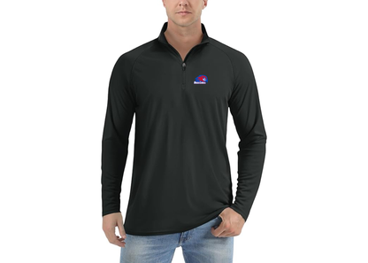 Men's UMass Lowell River Hawks Lightweight Quarter-Zip Athletic Shirt Long Sleeve Performance Wear
