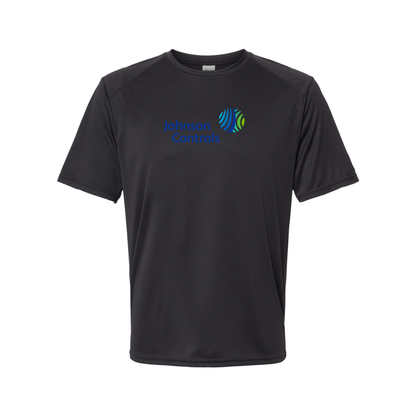 Men's Johnson-Controls Logo Polyester T-Shirt
