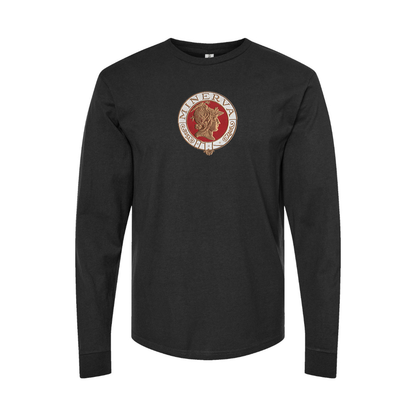 Youth Minerva Cars Logo Cotton Long Sleeve T-Shirt