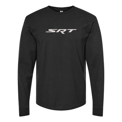 Men's Street Racing Technology Logo Cotton Long Sleeve T-Shirt