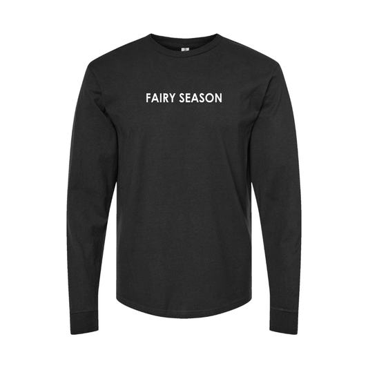 Youth Fairyseason Logo Cotton Long Sleeve T-Shirt