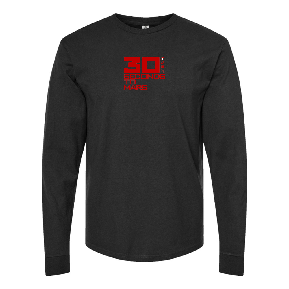 Youth 30 Seconds To Mars Logo Cotton Long Sleeve T-Shirt