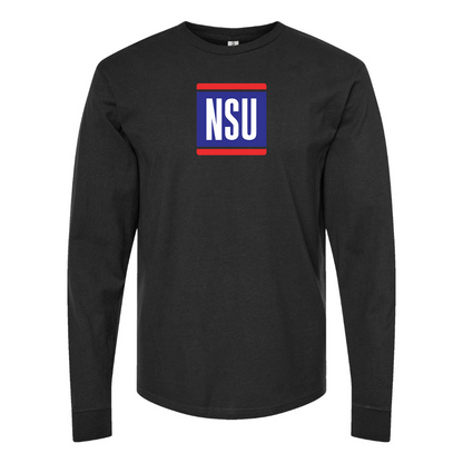 Youth NSU Logo Cotton Long Sleeve T-Shirt
