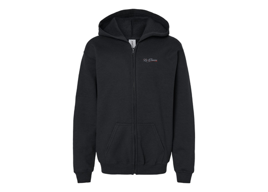 Gildan Heavy Blend Youth La Tamise Logo Full Zip Hooded Sweatshirt